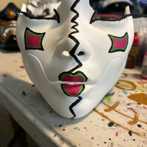 Half Face Geisha Jaw Mask