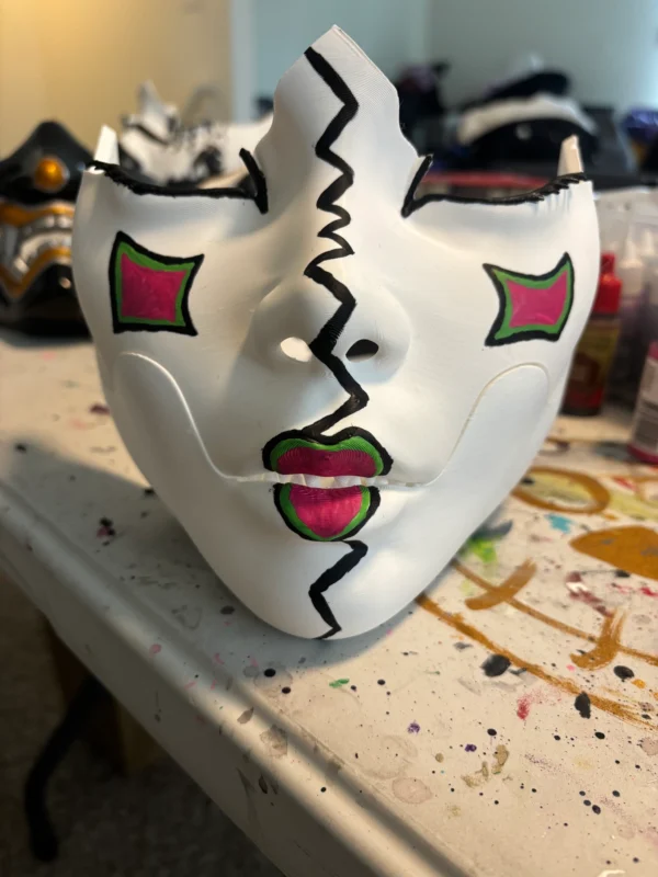 Half Face Geisha Jaw Mask